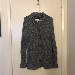 Forever 21 - Navy Blue/Grey Cardigan - L